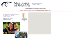 Desktop Screenshot of manahaneye.com